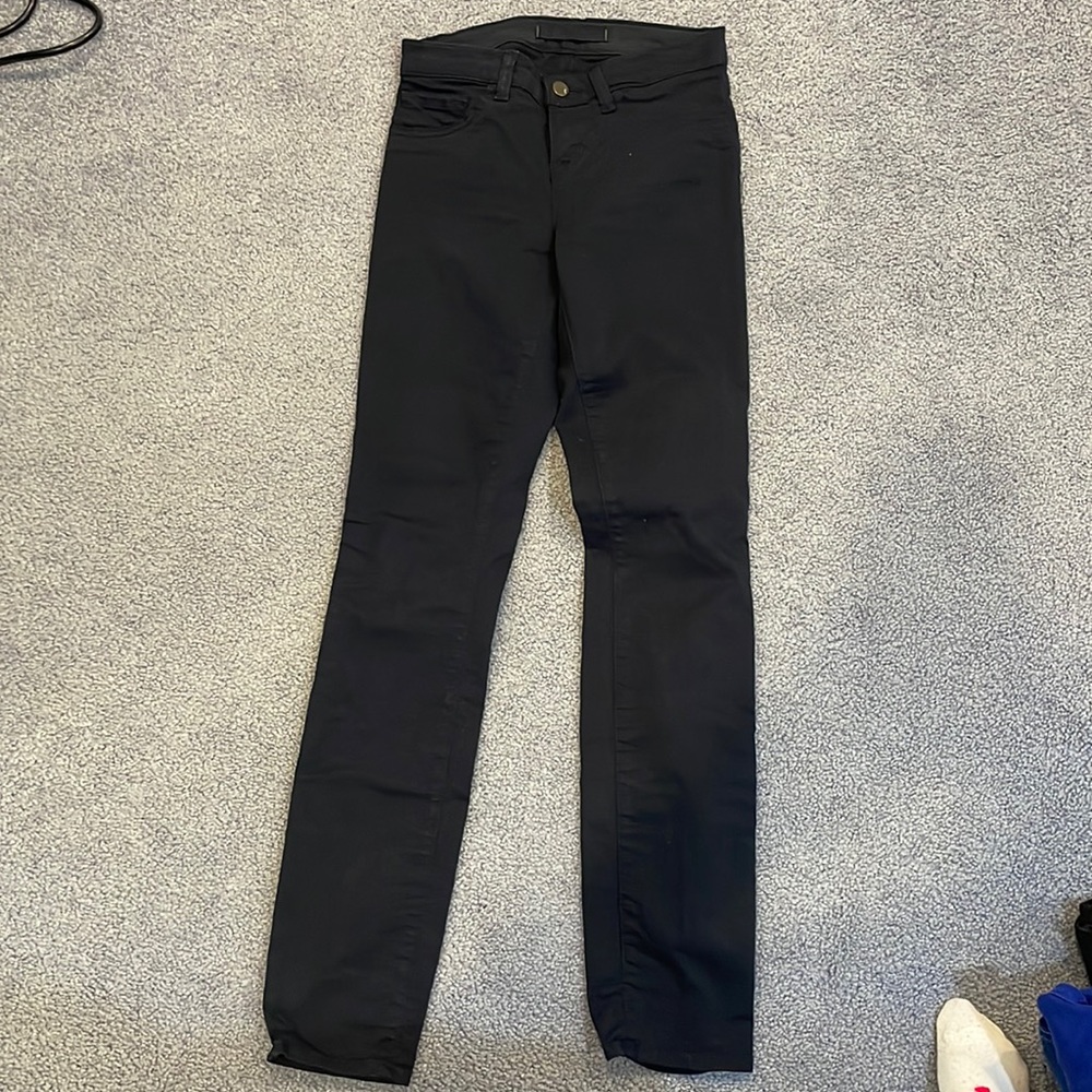 J Brand luxe twill skinny jean navy